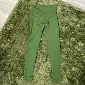 Set active green leggings